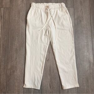 Joie Women’s Cream Relaxed Fit, Casual, Drawstring Pants. Super Soft. Size M